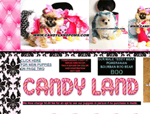 Tablet Screenshot of candylandpoms.com